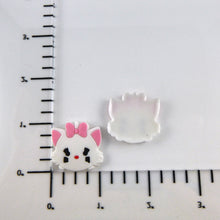Load image into Gallery viewer, Set of 2 - PVC Resin - Marie Tsum Tsum White Back