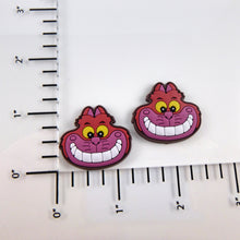 Load image into Gallery viewer, Set of 2 - PVC Resin - Cheshire Cat on Brown