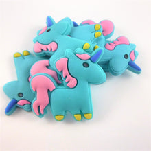 Load image into Gallery viewer, Set of 2 - PVC Resin - Blue Unicorn