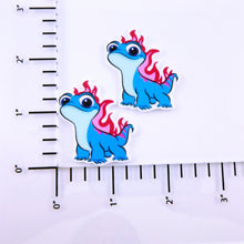 Load image into Gallery viewer, Set of 2 - Planar Resin - Frozen 2 - Bruni on Fire - Salamander - Lizard