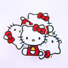 Load image into Gallery viewer, Set of 2 - Planar Resin - Hello Kitty Red Overalls Yellow Shirt