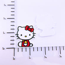 Load image into Gallery viewer, Set of 2 - Planar Resin - Hello Kitty Red Overalls Yellow Shirt