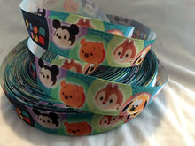 Load image into Gallery viewer, Ribbon by the Yard - Tsum Tsum Ribbon - Mickey and Friends - Words