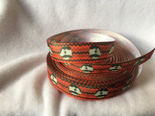 Load image into Gallery viewer, Ribbon by the Yard - Natty Boh - Orange with Black Zig-Zag - Baltimore