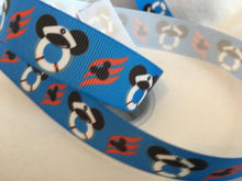 Load image into Gallery viewer, Ribbon by the Yard - Disney DCL Cruise Ribbon Blue