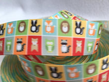 Load image into Gallery viewer, Ribbon by the Yard - Jungle Animals Ribbon