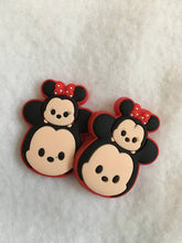 Load image into Gallery viewer, Set of 2 - PVC Resin - Mr. and Mrs. Mouse