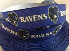 Load image into Gallery viewer, Ribbon by the Yard - Maryland - Baltimore - Ravens - Football