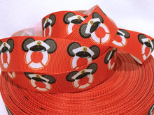 Load image into Gallery viewer, Ribbon by the Yard - Disney DCL Cruise Ribbon Red