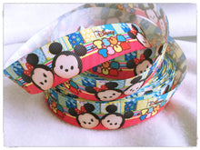 Load image into Gallery viewer, Ribbon by the Yard - Tsum Tsum Ribbon - Mickey and Minnie
