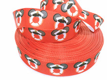 Load image into Gallery viewer, Ribbon by the Yard - Disney DCL Cruise Ribbon Red