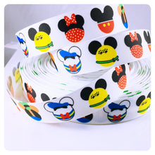 Load image into Gallery viewer, Ribbon by the Yard - Fab 5 Mickey Heads