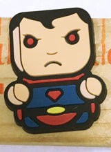 Load image into Gallery viewer, Set of 2 - PVC Resin - Superman - Superhero - Red Eyes