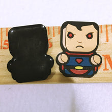 Load image into Gallery viewer, Set of 2 - PVC Resin - Superman - Superhero - Red Eyes