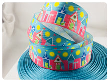 Load image into Gallery viewer, Ribbon by the Yard - Summer Colorful Beach Cottages