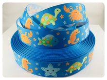 Load image into Gallery viewer, Ribbon by the Yard - Ocean Animals Ribbon