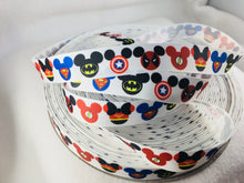 Load image into Gallery viewer, Ribbon by the Yard - Mickey Heads Superheros