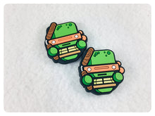Load image into Gallery viewer, Set of 2 - PVC Resin - TMNT - Turtle - Michelangelo v1