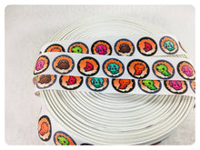 Load image into Gallery viewer, Ribbon by the Yard - 7/8" - Dinosaur Ribbon - Cutie Circles