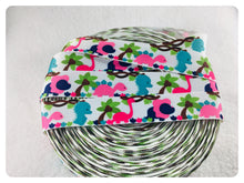 Load image into Gallery viewer, Ribbon by the Yard - 7/8" - Dinosaur Ribbon - Pink & Blue Dinos