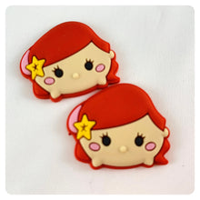 Load image into Gallery viewer, Set of 2 - PVC Resin - Ariel - Mermaid Princess - Tsum