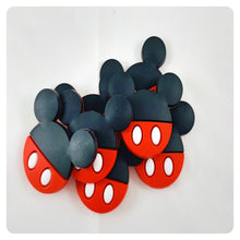 Load image into Gallery viewer, Set of 2 - PVC Resin - Mr. Mouse - White Buttons