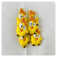 Load image into Gallery viewer, Set of 2 - PVC Resin - Cute Chicken