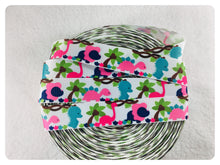 Load image into Gallery viewer, Ribbon by the Yard - 7/8" - Dinosaur Ribbon - Pink & Blue Dinos