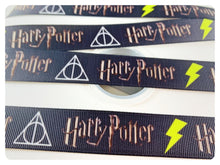 Load image into Gallery viewer, Ribbon by the Yard - HP - Wizard School - Logo Ribbon