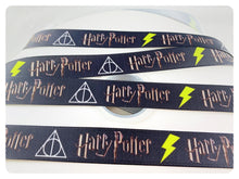 Load image into Gallery viewer, Ribbon by the Yard - HP - Wizard School - Logo Ribbon