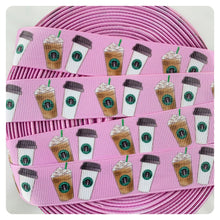 Load image into Gallery viewer, Ribbon by the Yard - Coffee - Cups - Frappuccino