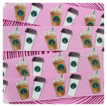 Load image into Gallery viewer, Ribbon by the Yard - Coffee - Cups - Frappuccino