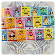 Load image into Gallery viewer, Ribbon by the Yard - Tsum Tsum Ribbon - Mickey and Friends Blocks