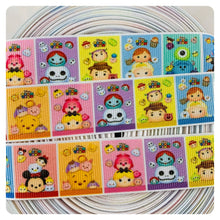 Load image into Gallery viewer, Ribbon by the Yard - Tsum Tsum Ribbon - Mickey and Friends Blocks