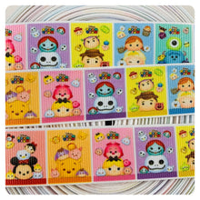 Load image into Gallery viewer, Ribbon by the Yard - Tsum Tsum Ribbon - Mickey and Friends Blocks