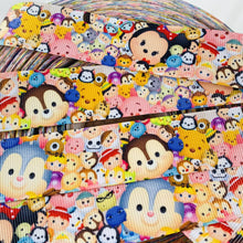 Load image into Gallery viewer, Ribbon by the Yard - Tsum Tsum Ribbon - Mickey and Friends - Large Dale
