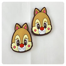 Load image into Gallery viewer, Set of 2 - PVC Resin - Dale - Chipmunk - Red Nose
