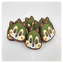 Load image into Gallery viewer, Set of 2 - PVC Resin - Chip - Chipmunk - Brown Nose