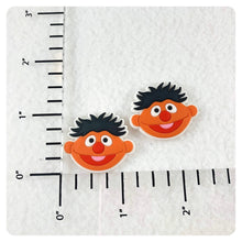 Load image into Gallery viewer, Set of 2 - PVC Resin - Educational Orange Monster