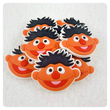 Load image into Gallery viewer, Set of 2 - PVC Resin - Educational Orange Monster