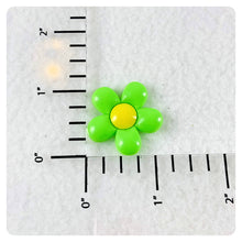 Load image into Gallery viewer, Set of 2 - PVC Resin - Green Flower