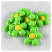 Load image into Gallery viewer, Set of 2 - PVC Resin - Green Flower