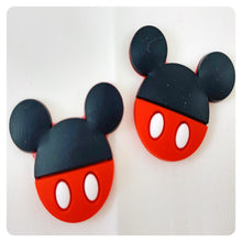 Load image into Gallery viewer, Set of 2 - PVC Resin - Mr. Mouse - White Buttons