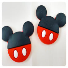 Load image into Gallery viewer, Set of 2 - PVC Resin - Mr. Mouse - White Buttons