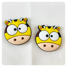 Load image into Gallery viewer, Set of 2 - PVC Resin - Cute Giraffe