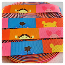 Load image into Gallery viewer, Ribbon by the Yard - Pooh and Friends Cutie Ribbon
