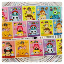 Load image into Gallery viewer, Ribbon by the Yard - Tsum Tsum Ribbon - Mickey and Friends Blocks