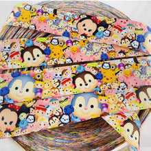 Load image into Gallery viewer, Ribbon by the Yard - Tsum Tsum Ribbon - Mickey and Friends - Large Dale