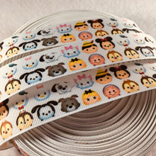 Load image into Gallery viewer, Ribbon by the Yard - Tsum Tsum Ribbon - Mickey and Friends - 2 rows