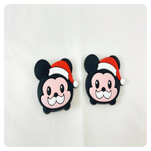 Load image into Gallery viewer, Set of 2 - PVC Resin - Mr. Mouse - Christmas